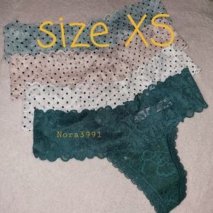 New VS lace thong size XS